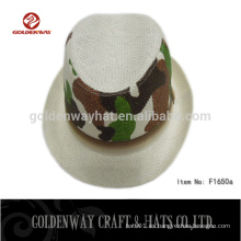 Sombrero de sol de verano sombrero de sombrero de alta fedora de venta al por mayor 2015 nuevo diseño